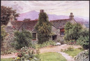 Dove Cottage, Grasmere, aus The Cottages and the Village Life of Rural England, veröffentlicht von Dent & Sons Limited, 1912